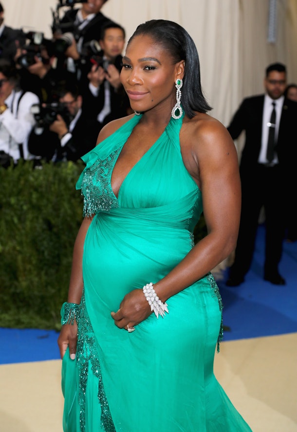 Serena Williams' Met Gala Dress Showcased Her Bump In The Most