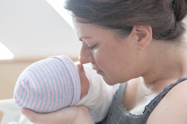 Who knew an eskimo kiss could send your baby off to sleep?