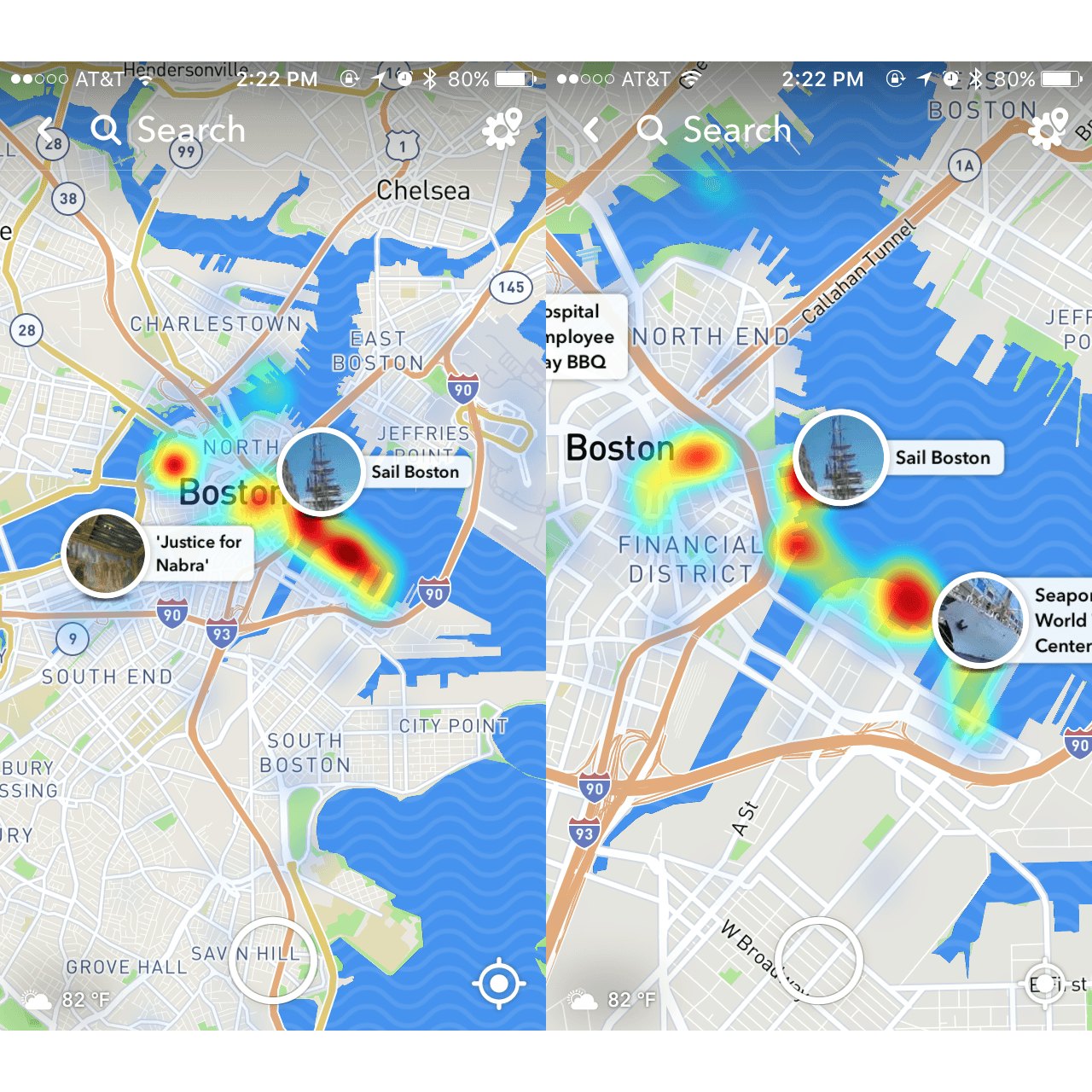 snap map stories