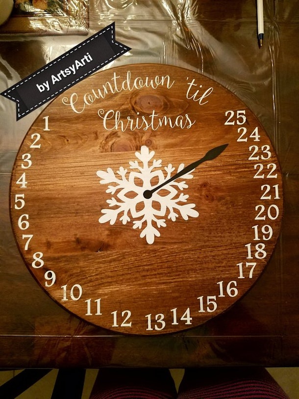 capture the moment: countdown to christmas 10 Christmas Countdown Clocks To Get You In A Festive Mood