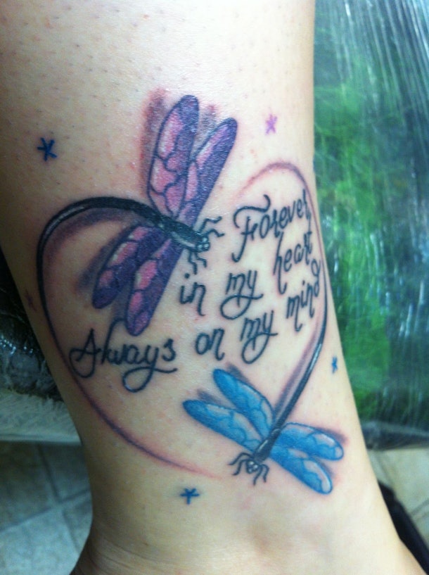 11 Purple Butterfly Tattoos To Honor The Baby You Lost