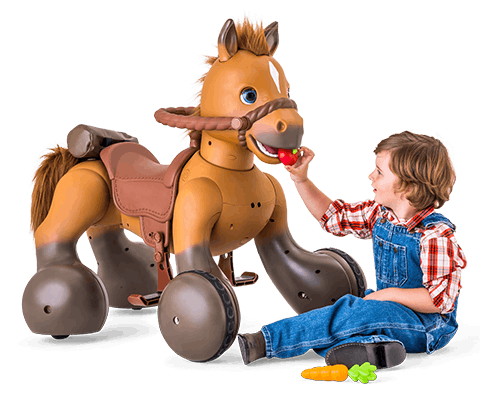 interactive ride on horse