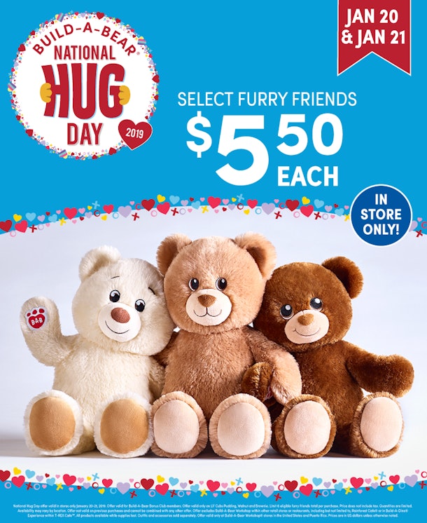 build a bear $8 deal