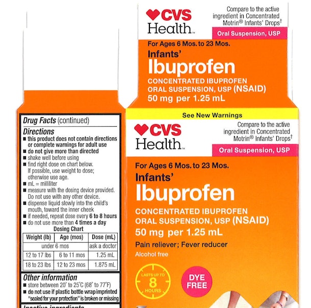 Baby Ibuprofen Recall Update The FDA Announced Expansion Of Voluntary