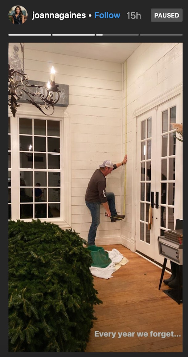 Joanna Gaines' Christmas Tree Is Up Before Thanksgiving & It's Glorious
