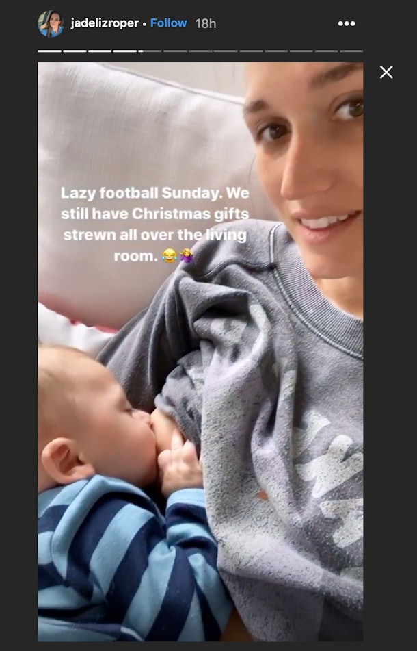Jade Roper Was Mom-Shamed For Sharing A Video Of Her Breastfeeding Her Baby, So She Responded With The Perfect Clapback | Parenting Questions | Mamas Uncut jade roper was mom-shamed for sharing a video of her breastfeeding her baby, so she responded with the perfect clapback