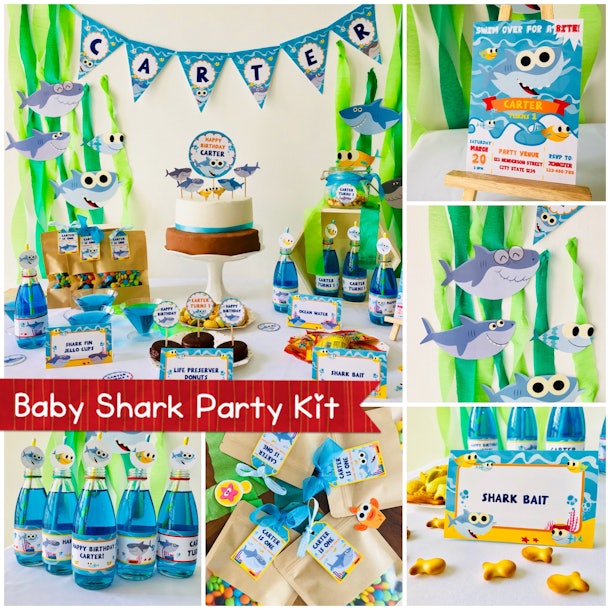  Baby  Shark  Birthday  Party  Ideas For When The Obsession Has 