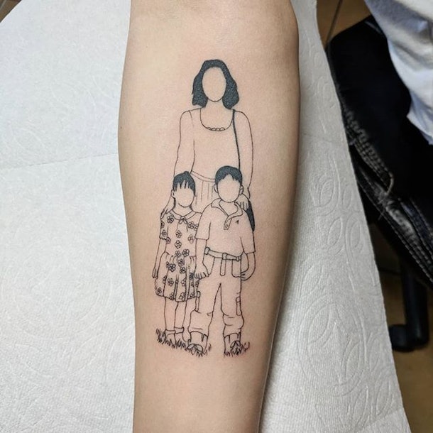 16 Fine Line Tattoos For Families That Will Perfectly