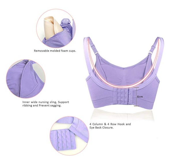 The Best Selling Nursing Bra On Amazon Has Rave Reviews & Here's Why