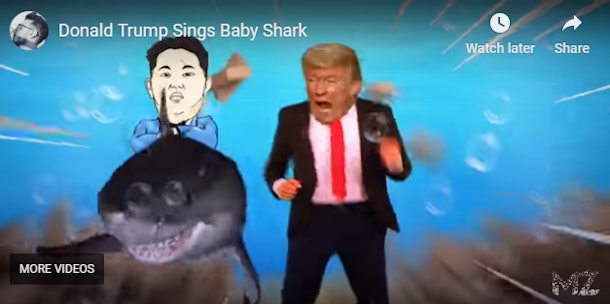 Trump Singing Baby Shark In This Video Is The Most Bizarre Take