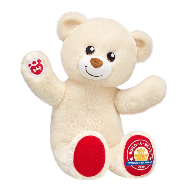 curious bear interactive plush toy