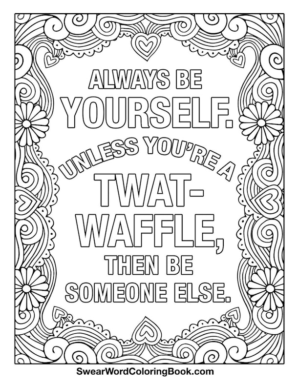 15 Free Printable Coloring Pages For Adults To Calm Your