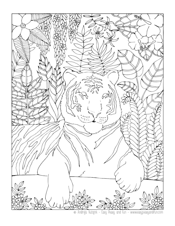 15 Free Printable Coloring Pages for Adults To Calm Your Rattled Nerves