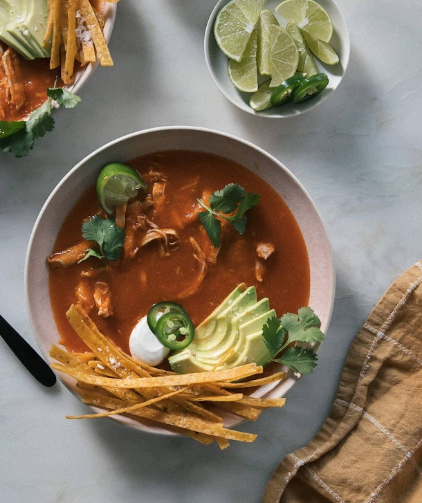 This recipe for Instant Pot Chicken Tortilla Soup is a Chicken Instant Pot meal your whole family can enjoy.