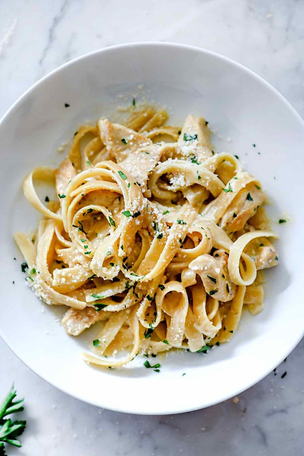 Easy Chicken Alfredo is one chicken Instant Pot recipe you whole family can enjoy.