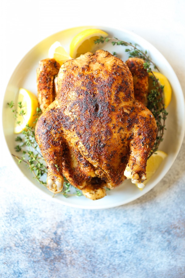 Instant Pot Rotisserie Chicken is a chicken Instant Pot recipe that you can make in half an hour.