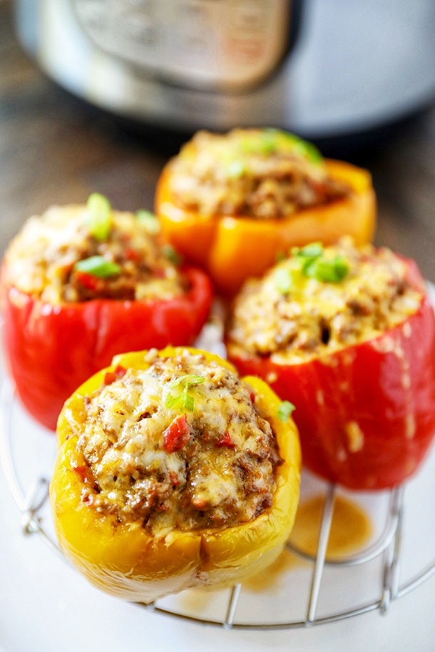 Instant pot stuffed peppers from No.2 Pencil