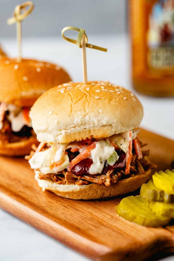 instant pot pulled pork by my baking addiction