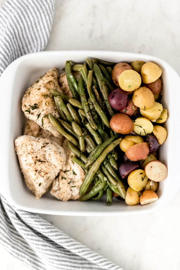 instant pot chicken with green beans and potatoes